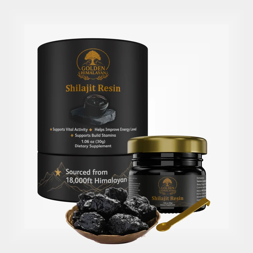 Pure Himalayan Shilajit Resin Gold Grade